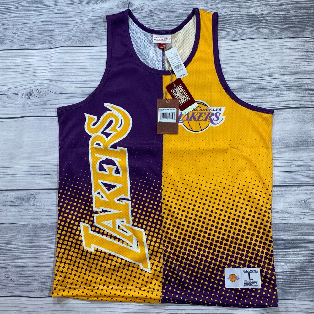 Mitchell & Ness Home & Away LA Lakers Jersey Size Large